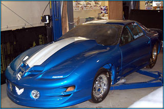 The New Outlaw 10.5 Twin Turbo Trans Am In Paint And Ready For The Engine Install
